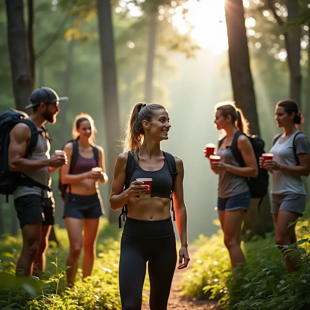 Sastojci čaja prikazani na drvenoj površini u prirodnom okruženju