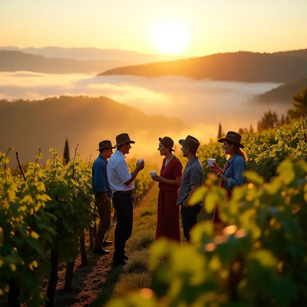 Uživanje u čaju uz mirnu prirodu i zelene livade