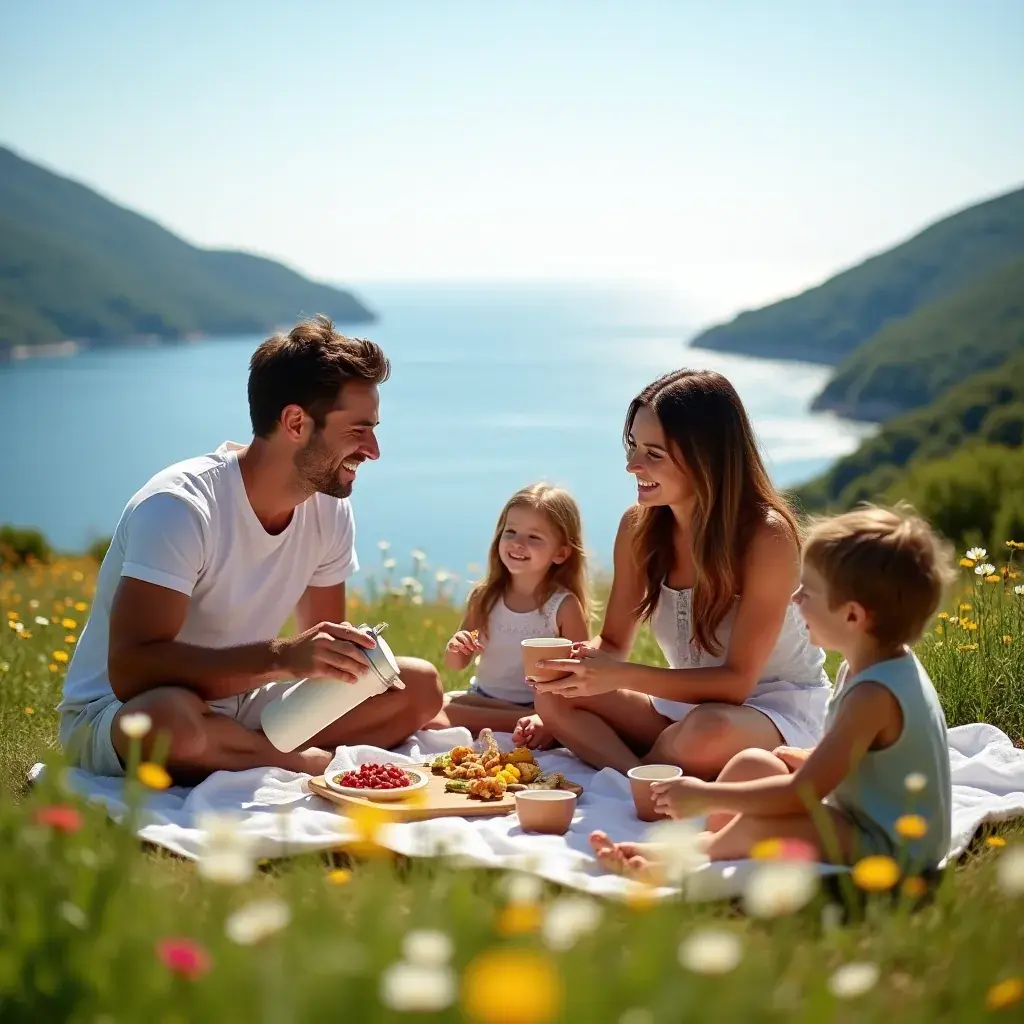 Prikaz čaja na stolu uz svježe voće i povrće za zdravu prehranu